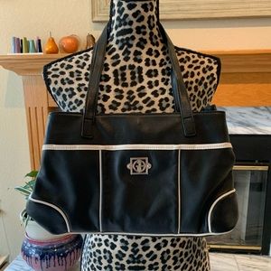 Black leather Giani Bernini handbag